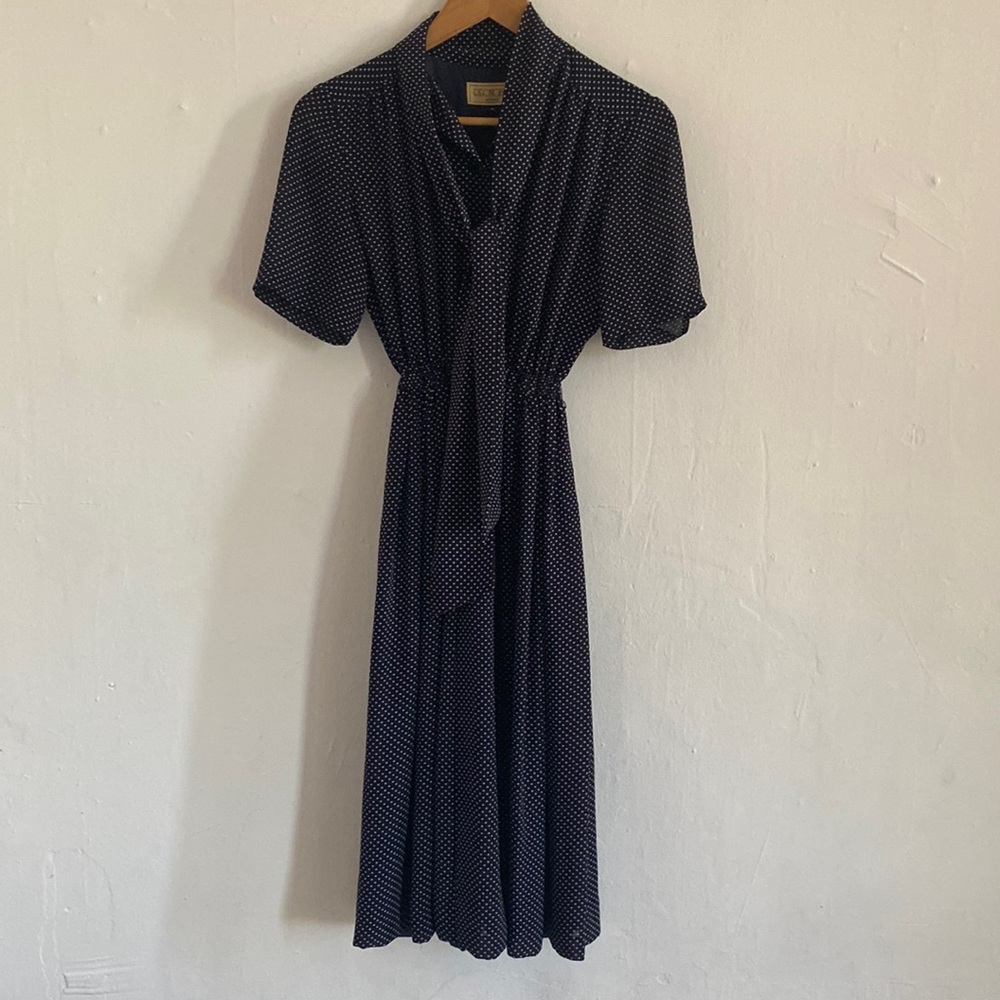 Vintage polka dots dress / JP size 9 = us 8